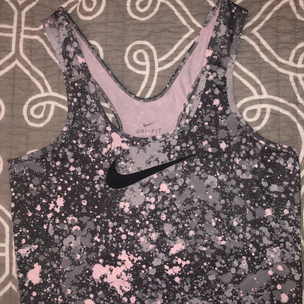 NWOT Nike splatter print tank top